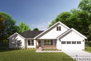 Traditional Style House Plan - 3 Beds 2 Baths 1477 Sq/Ft Plan #513-17 