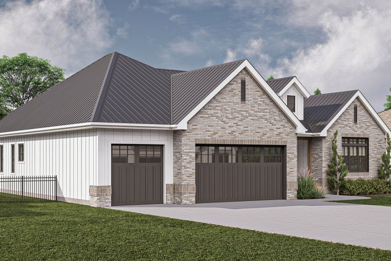 House Plan Design - Exterior - Other Elevation 1 for Modern House Plan #455-448 - 2 bed, 2 bath