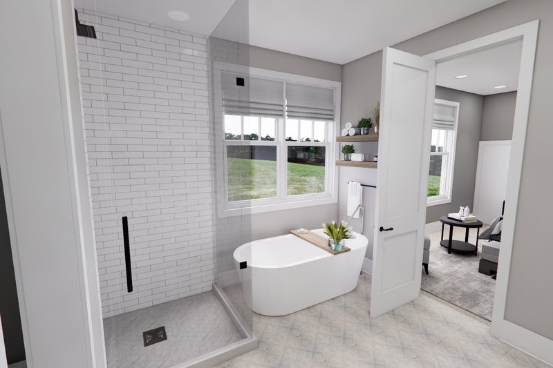 House Plan Design - Interior - Master Bathroom for Traditional House Plan #51-1252 - 3 bed, 3.5 bath