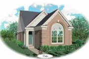 Southern Style House Plan - 3 Beds 2 Baths 1290 Sq/Ft Plan #81-184 