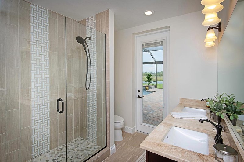 Architectural House Design - Interior - Bathroom for Mediterranean House Plan #938-90 - 4 bed, 3 bath