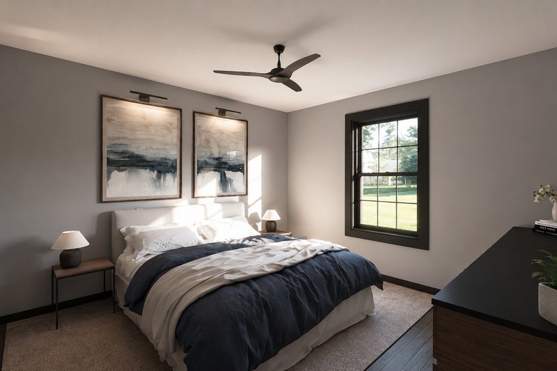 Home Plan - Interior - Bedroom for Country House Plan #1064-469 - 2 bed, 1 bath