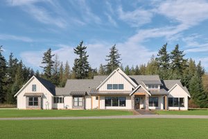 House Blueprint - Farmhouse Exterior - Front Elevation Plan #1070-269