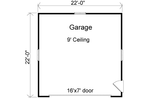 Home Plan - Traditional Floor Plan - Main Floor Plan #22-446