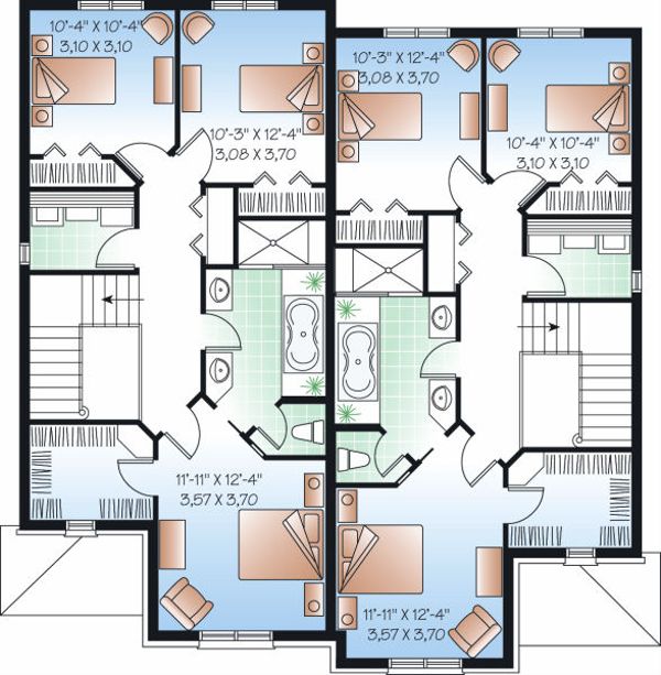 Dream House Plan - European Floor Plan - Upper Floor Plan #23-774