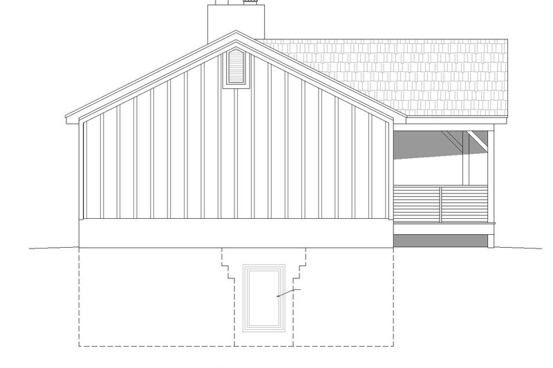 Dream House Plan - Exterior - Other Elevation for Country House Plan #932-1448 - 4 bed, 2 bath