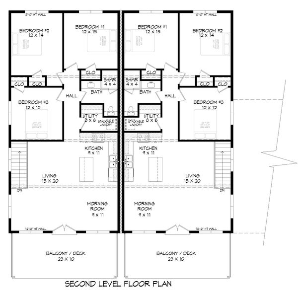 Contemporary Floor Plan - Main Floor Plan #932-151