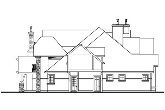 Exterior - Other Elevation 1 for Craftsman House Plan #124-703 - 3 bed, 3 bath