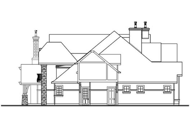 Home Plan - Exterior - Other Elevation 1 for Craftsman House Plan #124-703 - 3 bed, 3 bath