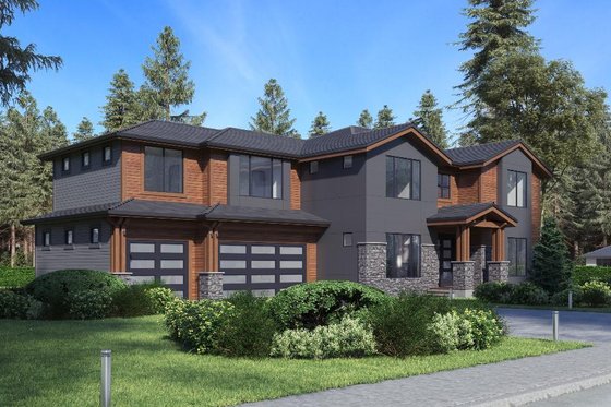Exterior - Other Elevation for Traditional House Plan #1066-75 - 5 bed, 4.5 bath