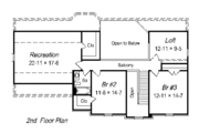 European Style House Plan - 3 Beds 2.5 Baths 2655 Sq/Ft Plan #329-261 