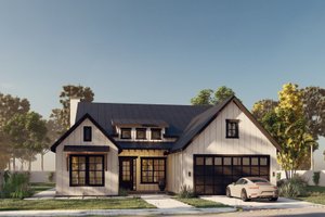 Farmhouse Exterior - Front Elevation Plan #1110-46