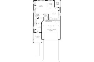 Floor Plan - Main Floor for Traditional House Plan #895-42 - 3 bed, 2.5 bath