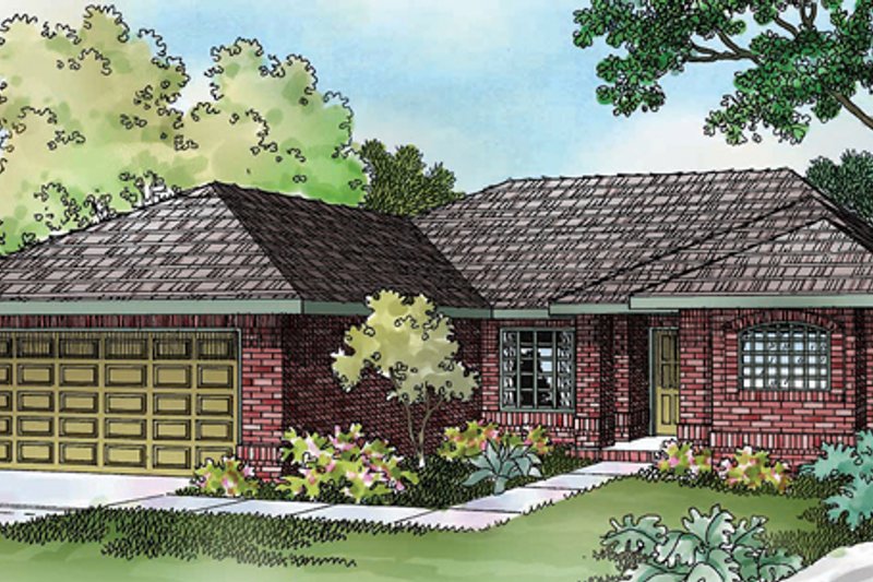 Home Plan - Traditional Exterior - Front Elevation Plan #124-256