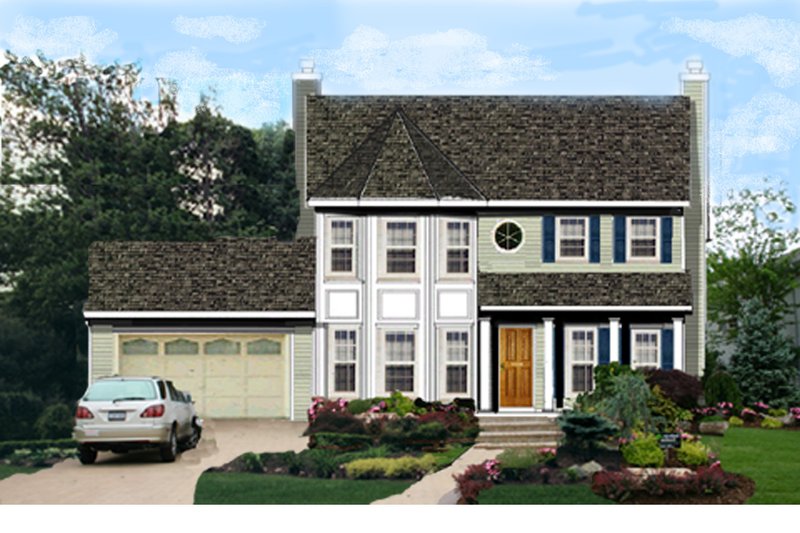 Dream House Plan - Traditional Exterior - Front Elevation Plan #3-271