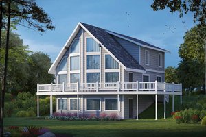 Architectural House Design - Contemporary Exterior - Front Elevation Plan #102-204