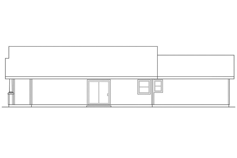 Home Plan - Exterior - Other Elevation 1 for Cottage House Plan #124-309 - 3 bed, 2 bath