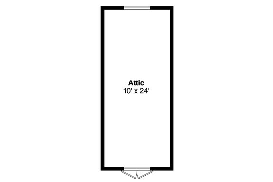 Floor Plan - Upper Floor for Country House Plan #124-997, 0 bath
