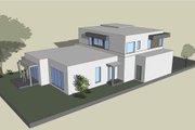Modern Style House Plan - 4 Beds 2.5 Baths 2885 Sq/Ft Plan #496-25 
