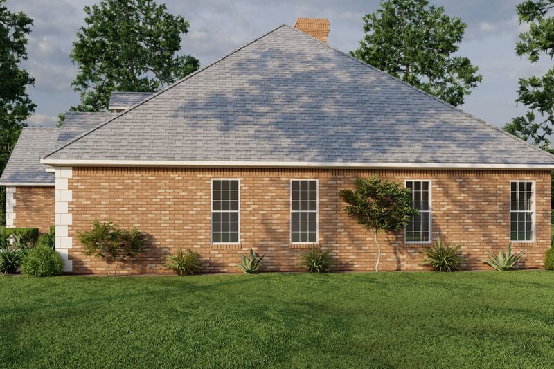 House Plan Design - Exterior - Other Elevation for European House Plan #17-2060 - 4 bed, 3 bath