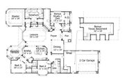 European Style House Plan - 4 Beds 4 Baths 3780 Sq/Ft Plan #411-742 