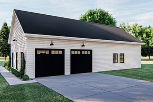 Exterior - Other Elevation 2 for Barndominium House Plan #455-273 - 3 bed, 2.5 bath