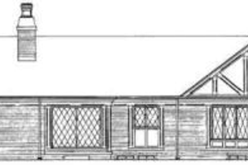 Dream House Plan - Exterior - Rear Elevation for Traditional House Plan #72-445 - 3 bed, 2.5 bath