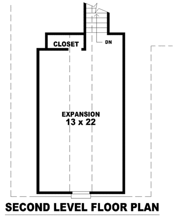 European Floor Plan - Upper Floor Plan #81-1087