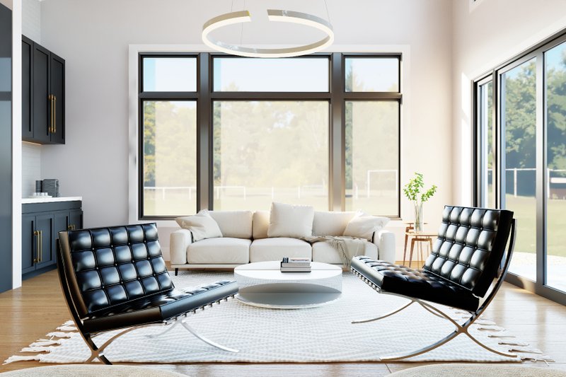 House Design - Interior - Family Room 1 for Contemporary House Plan #1064-336 - 3 bed, 2.5 bath