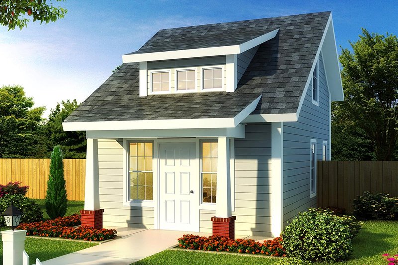 House Plan Design - Cottage Exterior - Front Elevation Plan #513-2183