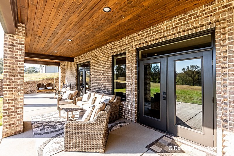 Dream House Plan - Exterior - Covered Porch 2 for Traditional House Plan #929-1042 - 5 bed, 5 bath