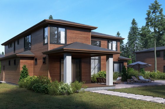 Exterior - Other Elevation for Traditional House Plan #1066-93 - 5 bed, 4.5 bath