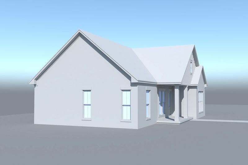 Architectural House Design - User Generated 2 for Farmhouse House Plan #430-445 - 3 bed, 2 bath