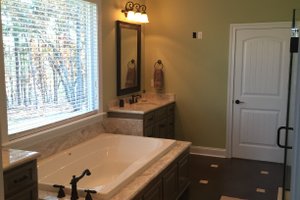 Interior - Master Bathroom for European House Plan #63-408 - 3 bed, 3 bath