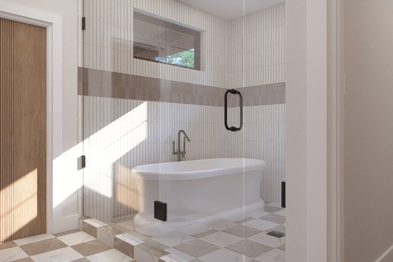 Architectural House Design - Interior - Master Bathroom 1 for Barndominium House Plan #455-822 - 5 bed, 6 bath