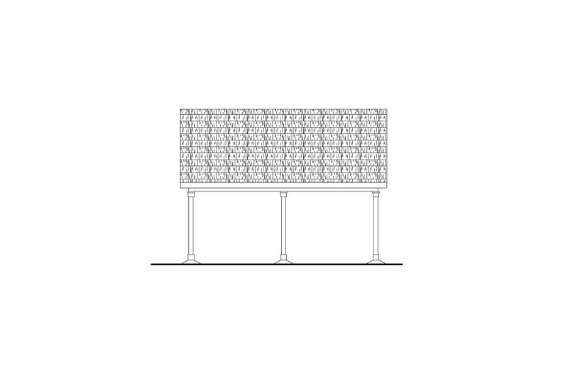 House Blueprint - Exterior - Other Elevation 1 for Farmhouse House Plan #124-1464, 0 bath