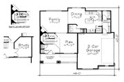 Traditional Style House Plan - 4 Beds 2.5 Baths 2158 Sq/Ft Plan #20-2153 