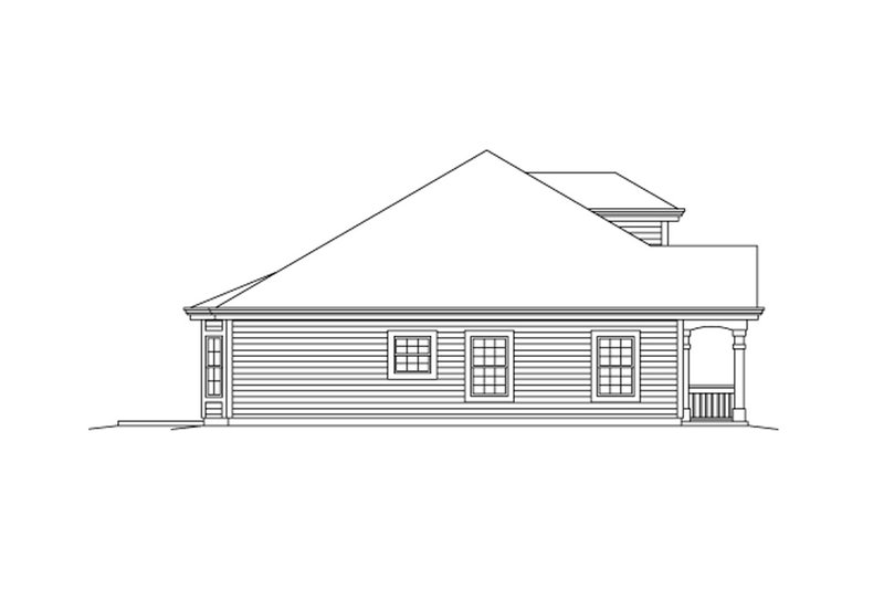 Dream House Plan - Exterior - Other Elevation for Country House Plan #57-683 - 4 bed, 4 bath