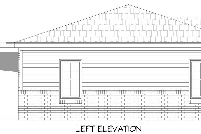 Dream House Plan - Exterior - Other Elevation for Traditional House Plan #932-306 - 1 bed, 2 bath