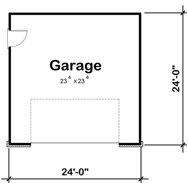 House Blueprint - Traditional Floor Plan - Main Floor Plan #20-2311