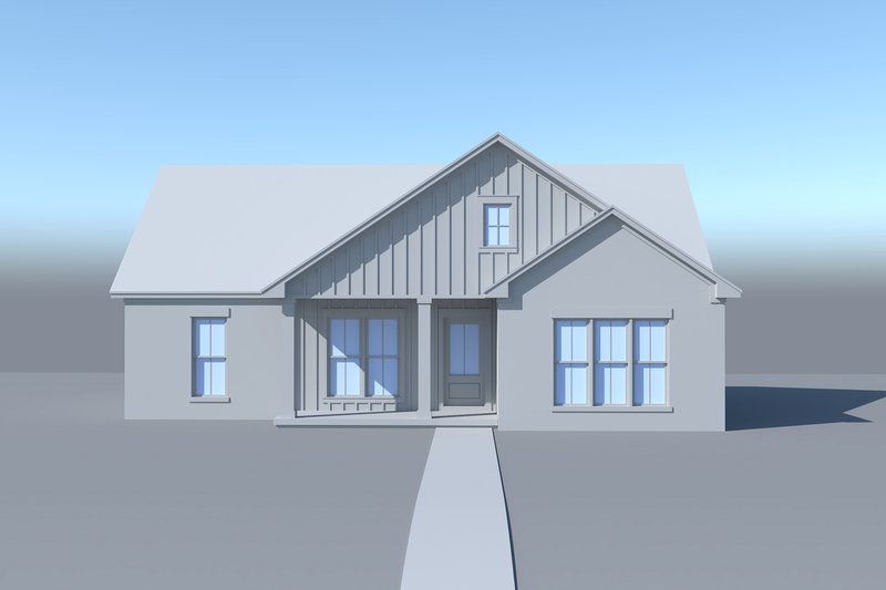 Architectural House Design - User Generated 4 for Farmhouse House Plan #430-445 - 3 bed, 2 bath