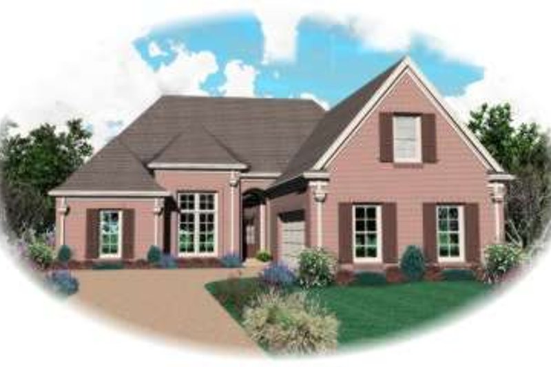 Traditional Style House Plan - 3 Beds 3 Baths 2555 Sq/Ft Plan #81-1103