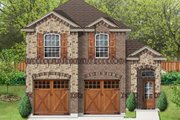 European Style House Plan - 3 Beds 2.5 Baths 1625 Sq/Ft Plan #84-564 