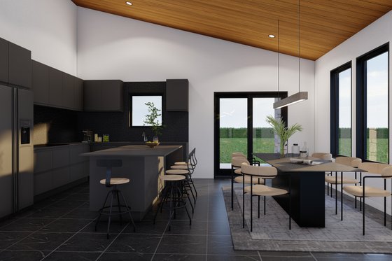 Interior - Kitchen for Farmhouse House Plan #923-442 - 3 bed, 2 bath