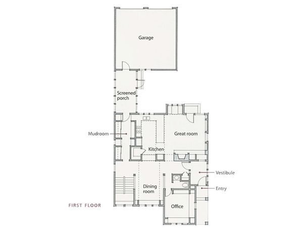 Prairie Floor Plan - Main Floor Plan #454-1