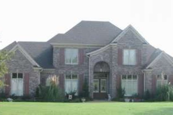 Exterior - Front Elevation for European House Plan #81-1289 - 4 bed, 3.5 bath
