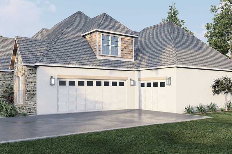 Architectural House Design - Exterior - Other Elevation for European House Plan #923-301 - 3 bed, 2.5 bath