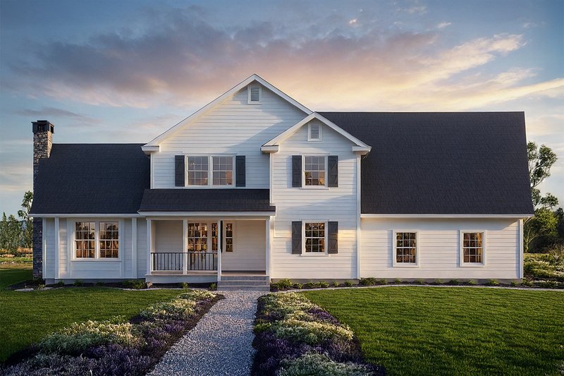 Home Plan - Traditional Exterior - Front Elevation Plan #124-180