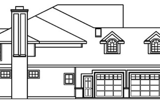 Exterior - Other Elevation for European House Plan #124-515 - 5 bed, 5.5 bath