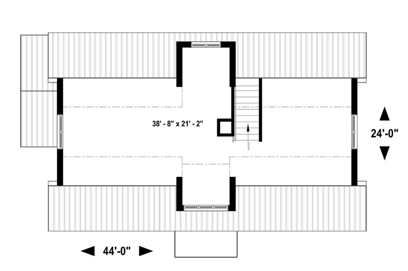 House Plan Design - Floor Plan - Upper Floor for Cottage House Plan #23-2313 - 3 bed, 2 bath